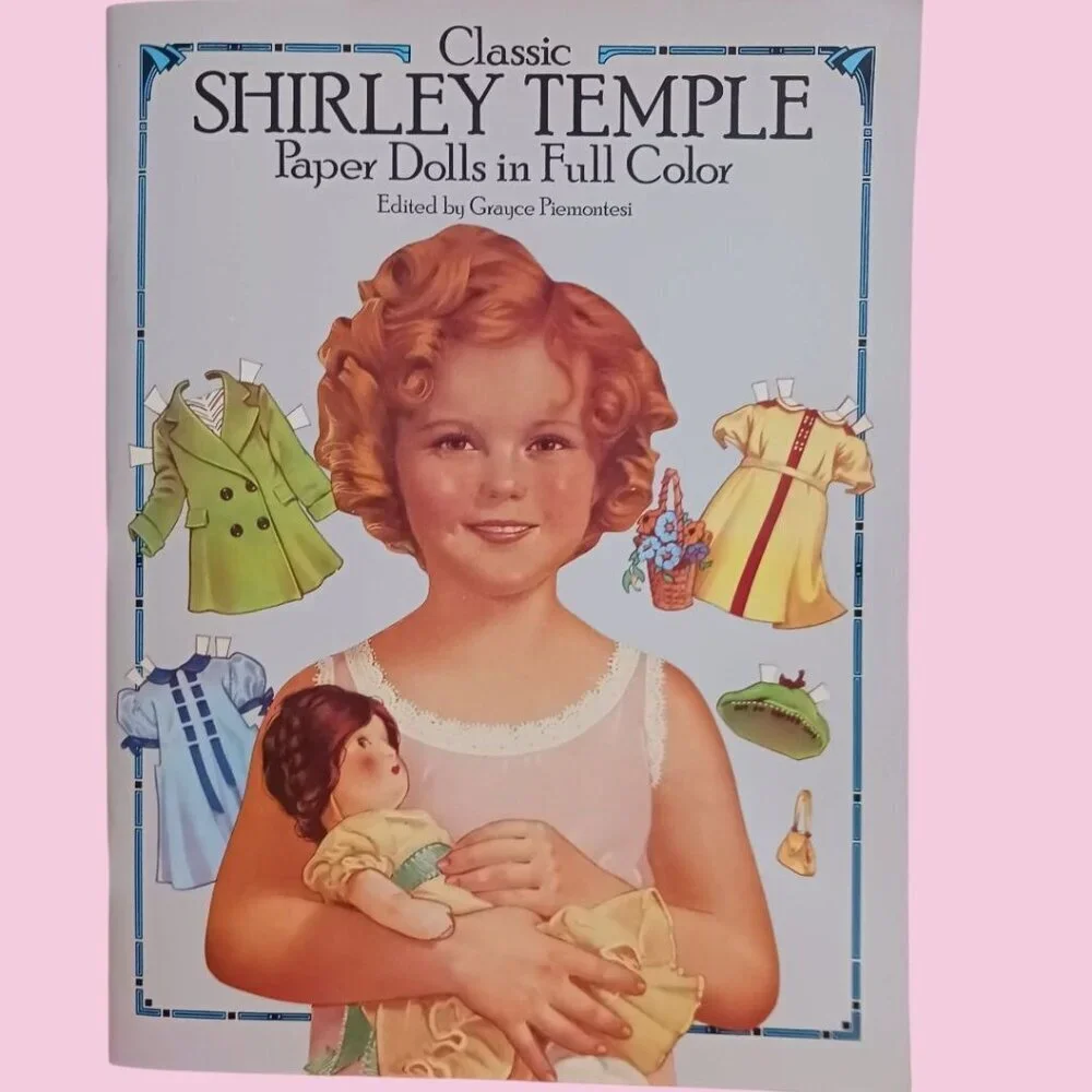 Classic & Original Shirley Temple Paper Dolls In Full Color Set of 2 - Picture 3 of 8